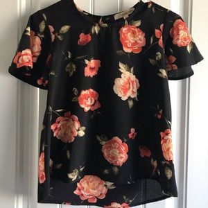 Flower flowy top